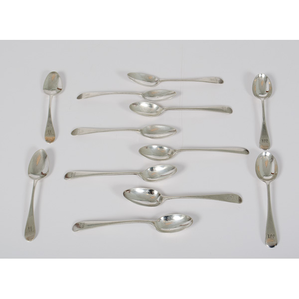 Sterling Demitasse Spoons English. An