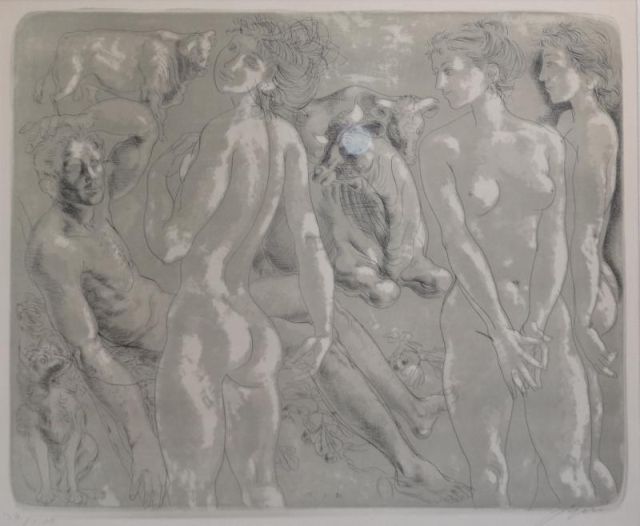 Pencil Signed Lithographs of Nudes 15eac8