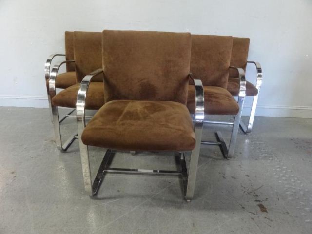 7 Midcentury Chrome Upholstered 15eb0c