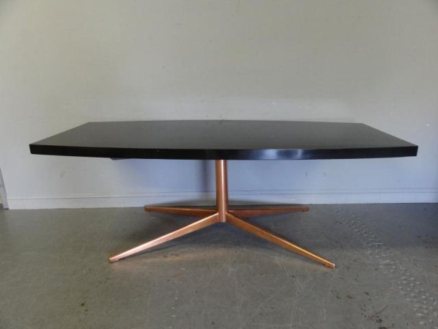 Midcentury Black Lacquer Table 15eb06