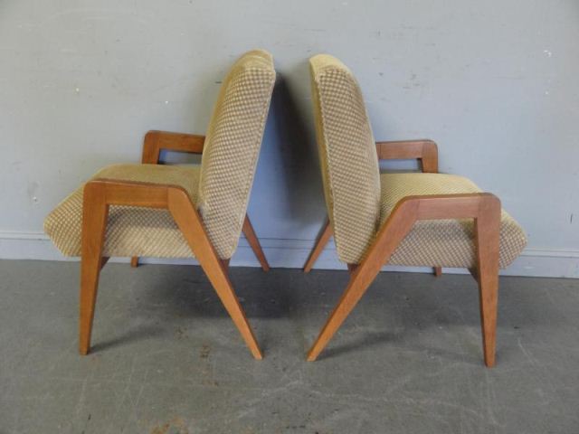 Pair of French Forties Upholstered 15eb07
