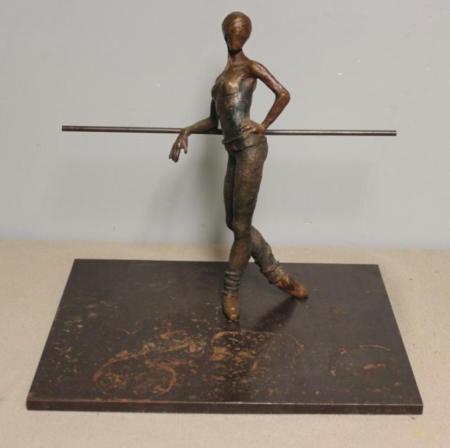 Unsigned Midcentury Bronze ''Ballerina