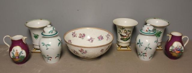 Lot of 8 Pieces of Porcelain.From