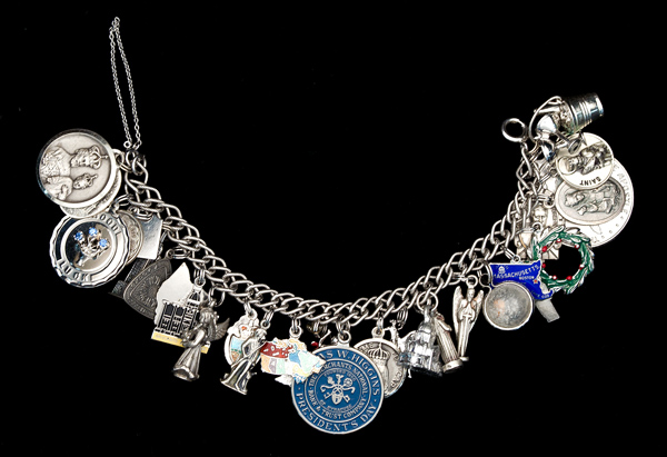 Sterling Silver Large Charm Bracelet