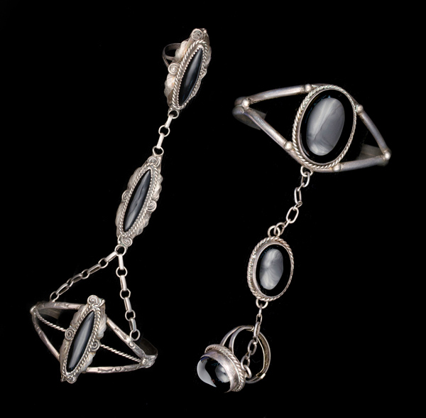 Vintage Sterling Silver ''Bracelet-Ring''