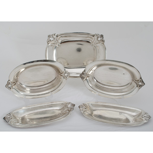 Royal Danish Sterling Trays American 15ed07