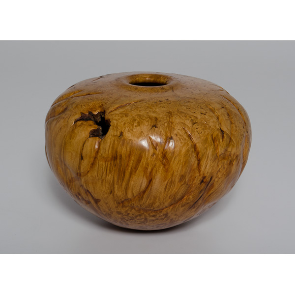 Maple Burl Lathe Turned Vessel 15ed48