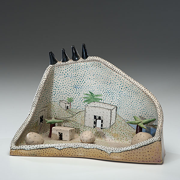 Elisa DArrigo (1953 USA) Spotted Paradise?1979Ceramic