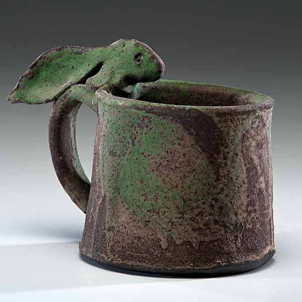 Ken Ferguson (1938-2004 USA) Hare Cup2001Stoneware