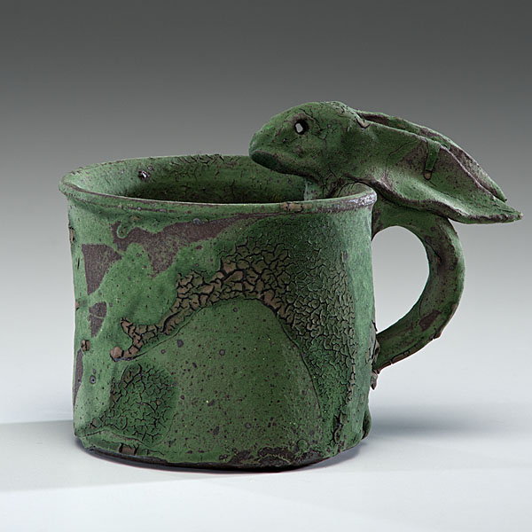 Ken Ferguson (1938-2004 USA) Hare Cup2001Stoneware