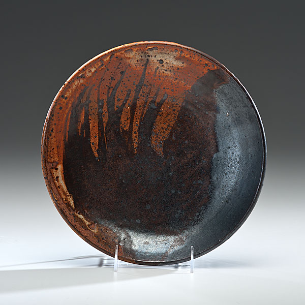 Toshiko Takaezu (1922-2011 USA) Plate