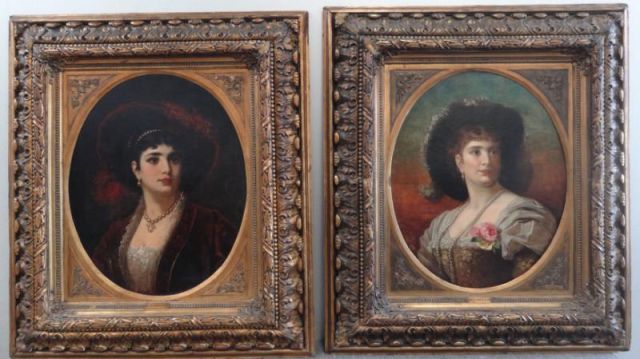 SCH NACH H 2 19th C Female Portraits 15ee3e