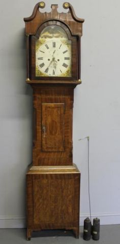 Antique Tall Case Clock.With eagle decorated