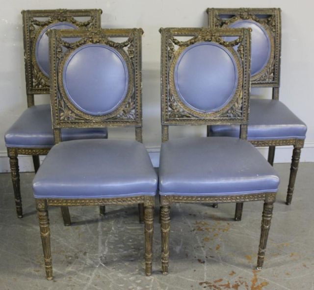 Set of 4 19th Century French Side