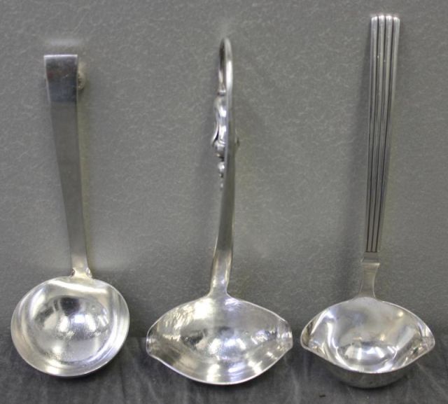 STERLING. 3 Serving Spoons.Includes