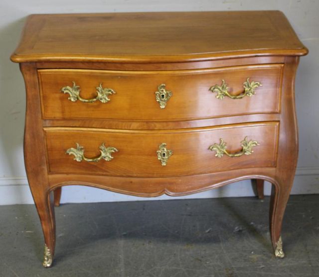 French Style Serpentine Front Commode.From