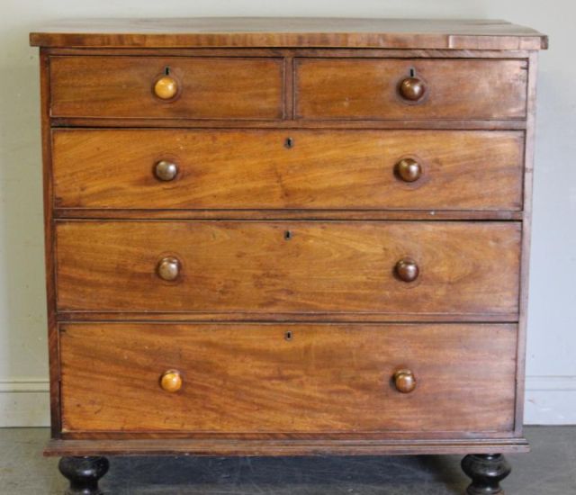 19th Century English Mahogany 5 15eee3