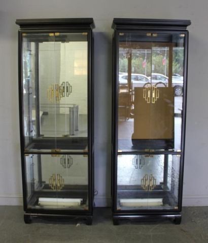 Pair of Modern Asian Style Vitrines From 15eefb