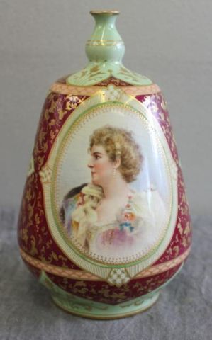 Royal Bonn Porcelain Portrait Vase From 15ef0f