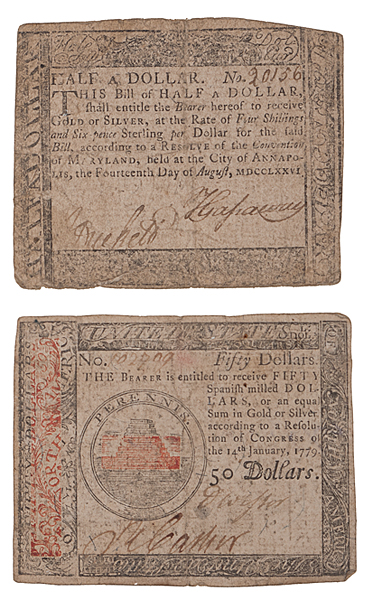 [Colonial Currency] Colonial Paper Currency 