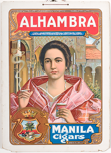  Advertising Alhambra Manila Cigars 15f09d