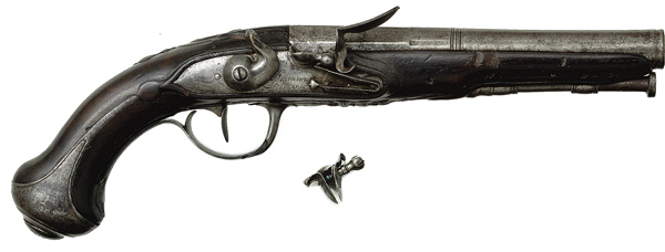 French Flintlock Pistol .60 caliber