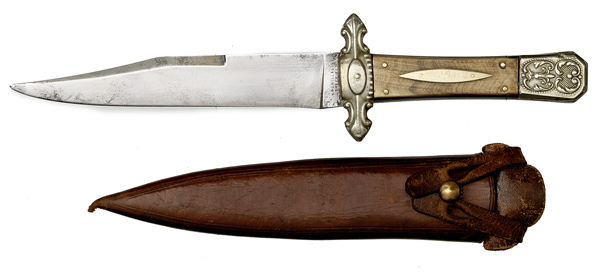 English Bowie Knife by J. Nowill