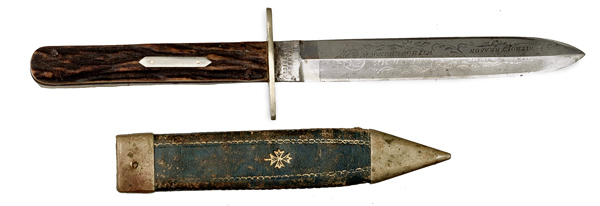 Bowie Knife by Manson 5 spear point