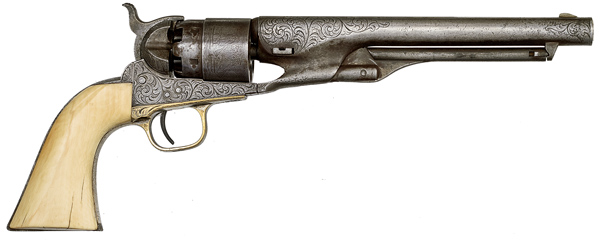 Engraved Model 1860 Colt Army Percussion 15f17a