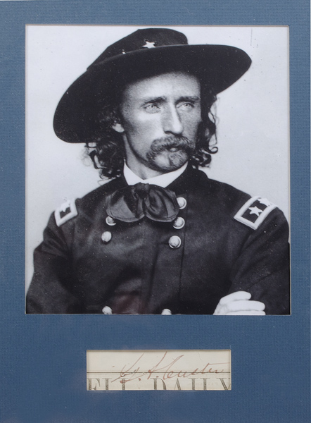 George A Custer Clipped Signature 15f1dd