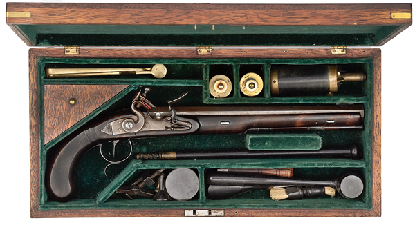 Contemporary Cased Kentucky Flintlock 15f22b