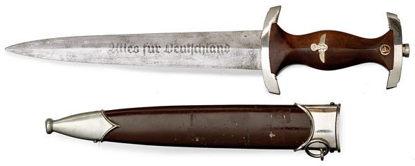German WWII SA Dagger with Scabbard 15f275