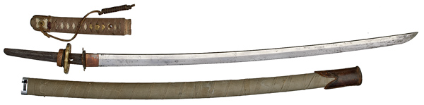 Japanese Katana Sword with Scabbard 15f27b