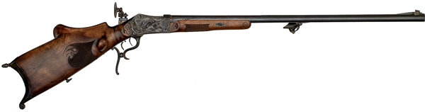  German Schuetzen Rifle by Von 15f2ab