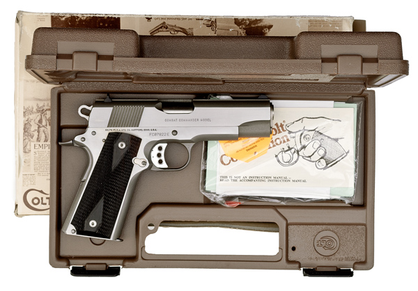 *Colt Combat Commander Stainless Semi-Auto