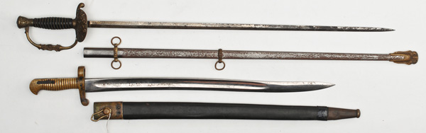 U.S. Civil War Spencer Bayonet and GAR