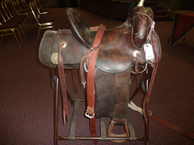 Western Stock Saddle by H.T. Frazier