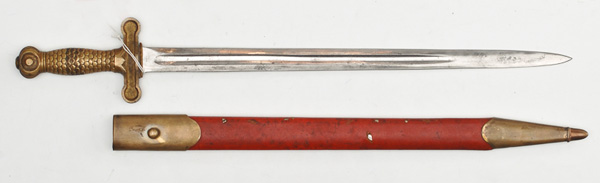 Ames Naval Cutlass with Red Sheath 15f3c3