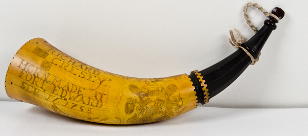 Contemporary Engraved Powder Horn