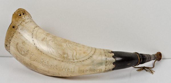 Contemporary Engraved Powder Horn