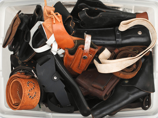Assorted Lot of Gun Leather Approximately 15f54f