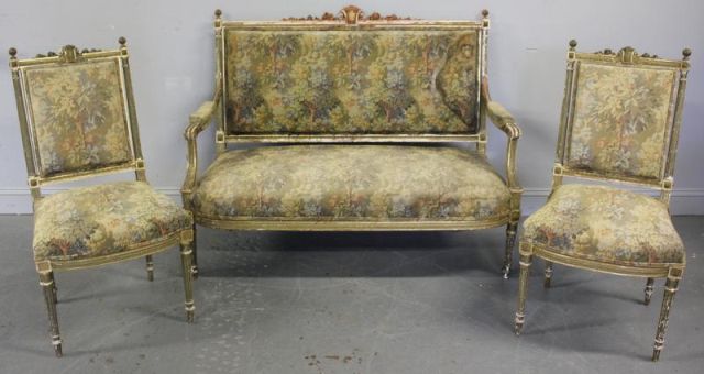 3 Piece Louis XVI Style Settee