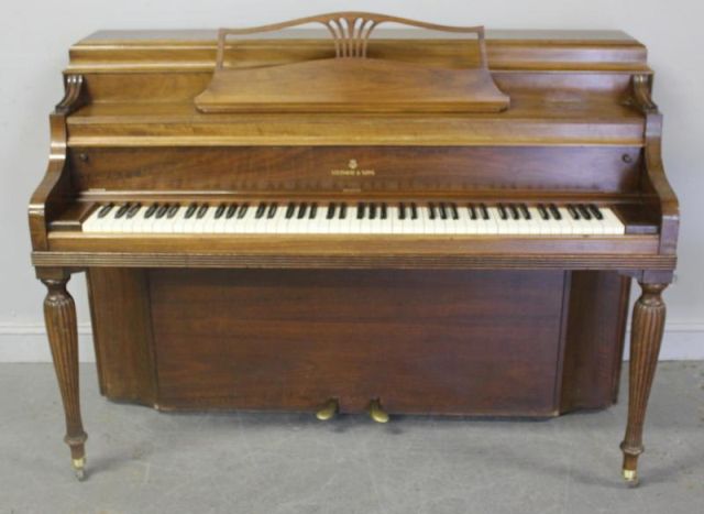 STEINWAY & SONS Upright Piano.From a