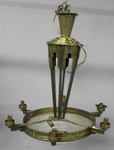 French Art Deco Leleu Chandelier Deco 15f5f3