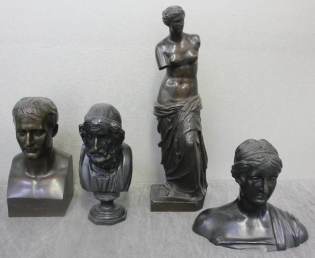 Antique Bronze Sculptures Including