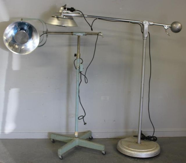 Two Large Industrial Spot Lights.From