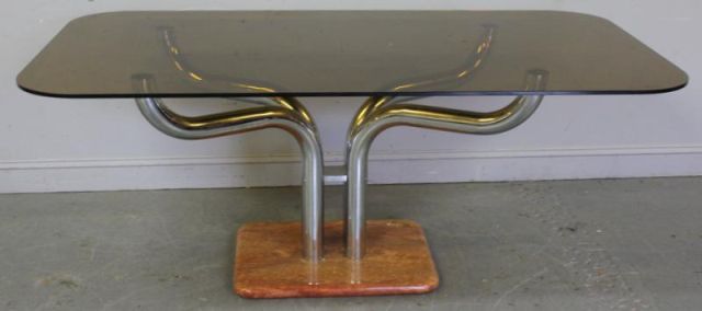 Pace Chrome Base Midcentury Dining 15f627