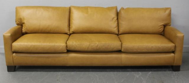 Brown Leather Upholstered Bed / Sofa.As