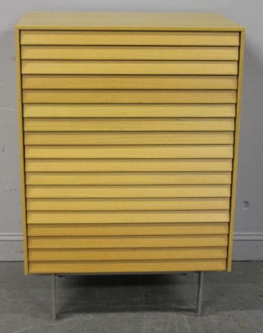 Midcentury Style Blonde Wood Chest 15f642