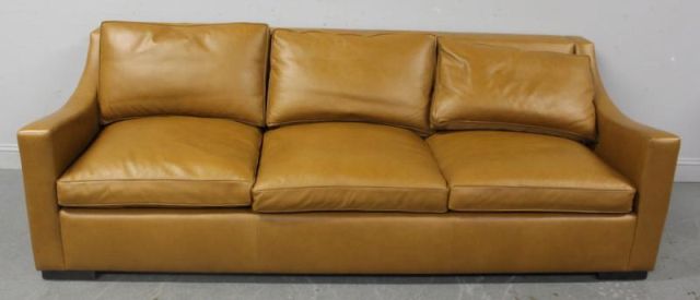Brown Leather Upholstered Sofa 15f643